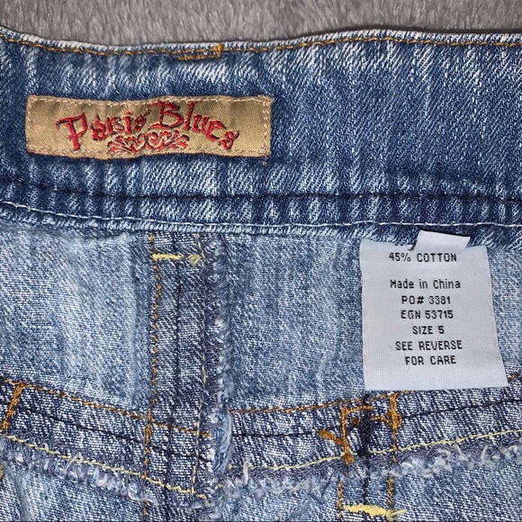 Paris Blues Denim Skirt Sz 5 - Picture 3 of 4